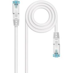 Nanocable Cable de Red RJ45 LSZH CAT.7 600MHZ SFTP AWG26 1 M Blanco