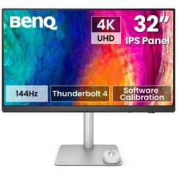 BenQ Monitor Creative Pro 27" PD3226G IPS 4K 144Hz 1ms Thunderbolt 4 DisplayHDR 400
