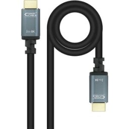 Nanocable Cable HDMI V2.1 8K IRIS USB-A M/M 10 M Negro