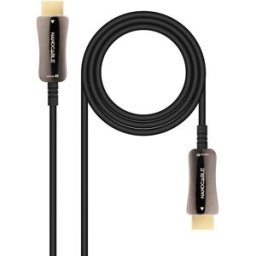 Nanocable Cable HDMI V2.1 AOC 8K@60Hz 4K@120Hz 48Gbps A/M-A/M 10 M Negro