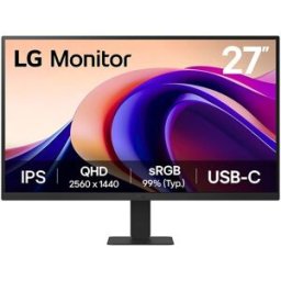 LG Monitor 27" 27U631A-B IPS QHD 100Hz 5ms sRGB 99% Dynamic Action Sync