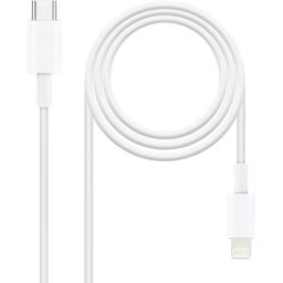 Nanocable Cable Lightning Lightning para USB-C 2 M