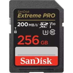 SanDisk Tarjeta de Memoria Extreme Pro SDXC UHS-I C10 U3 V30 256GB