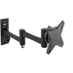 Tooq Soporte de Pared Tilt e GiRatónrio 3 Pivots 13" a 27" Max. 15kg Negro