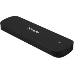 Tooq Caja SSD M.2 NGFF/NVMe SSD USB 3.1 Gen 2 Aluminio Negro