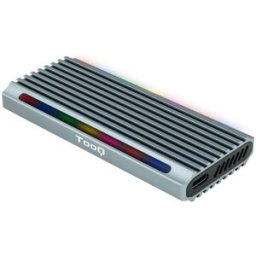 Tooq Caja Externa SSD M.2 NGFF/NVMe SSD - USB 3.1 Gen 2 USB-A RGB