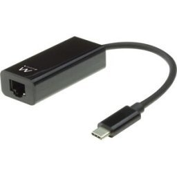 Ewent Adaptador Gigabit USB-C para Gigabit Negro