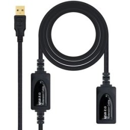 Nanocable Cable USB 2.0 Prolongador c/ Amplificador USB-A M/F 15 M