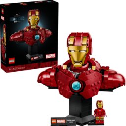 Lego Marvel: Busto de Iron Man Mark 4, 436 Piezas (76327)