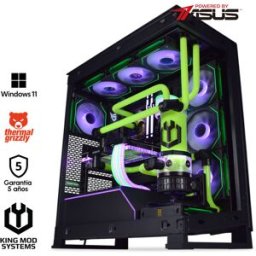 King Mod Systems Ordenador King Mod Liquid-PC Ryzen 7 9850X3D 64GB DDR5 2TB RTX 5080 WiFi W11 V3