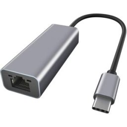 Ewent Adaptador Gigabit USB-C para Gigabit Gris