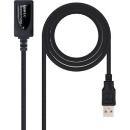 Nanocable Cable USB 2.0 Prolongador c/ Amplificador USB-A M/F 5 M