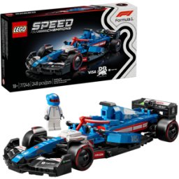 Lego Speed Champions: Coche de Carreras Visa Cash App RB VCARB 01 F1, 248 Piezas (77246)