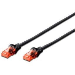 Ewent Cable de Red RJ45 U/UTP Cat.6 3 M Negro