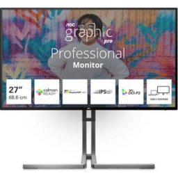 AOC Monitor Graphic Pro 27" U27U3CV Nano IPS 4K 60Hz USB-C (PD90W) DisplayHDR 400