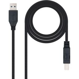 Nanocable Cable USB 3.0 Impressora USB-A/M para USB-B/M 2 M Negro