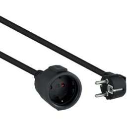 Nanocable Cable de Alimentación Alongador 2m Negro