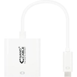 Nanocable Adaptador USB-C M para HDMI F 15 CM Blanco