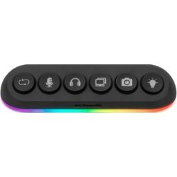 streamplify HUB DECK 5 Slot, RGB, 12V, EU - Negro