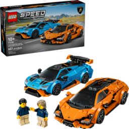 Lego Speed Champions: Lamborghini Revuelto y Huracán STO, 607 Piezas (77238)