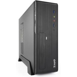 Tooq Caja Mini-ITX C/Fuente Alimentación 500W + Lector Tarjetas + 2x USB 3.0 Negro