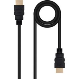 Nanocable Cable HDMI V2.0 4K@60Hz 18Gbps USB-A M/M 10 M Negro