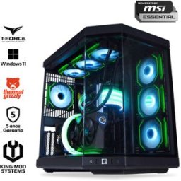King Mod Systems Ordenador King Mod Gamer-PC HYTE Ryzen 7 9800X3D 32GB DDR5 2TB RTX 5080 WiFi W11 V2