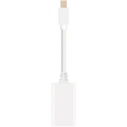 Nanocable Adaptador Mini DisplayPort M para HDMI F 15 CM Blanco