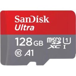 SanDisk Tarjeta de Memoria Ultra MicroSDHC/SDXC C10 A1 UHS-I 128GB