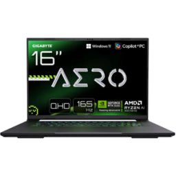 Gigabyte Portátil AERO X16 3VHL3PTC94AH 16" Ryzen 9 270 16GB DDR5 1TB RTX 5060 QHD+ 165Hz W11