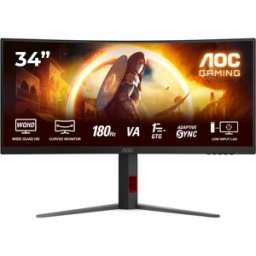AOC Monitor Curvo Gaming 34" CU34G4 Fast VA WQHD 180Hz 0.5ms