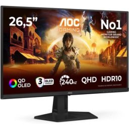 AOC Monitor Gaming 26.5" Q27G41ZDF QD-OLED QHD 240Hz 0,03ms Adaptive-Sync HDR10