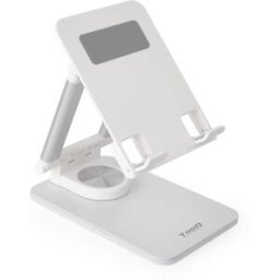 Tooq Soporte Mesa Giratório Ajustable p/ Tablet Max. 13" Blanco
