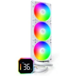 Montech Water Cooler CPU HyperFlow Digital 360mm Blanco