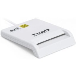Tooq Lector de Tarjetas - Tarjetas Inteligentes / DNI 4.0 USB 2.0 Blanco