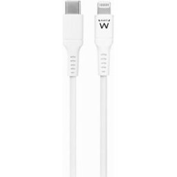 Ewent Cable USB/C para Lightning 2 M Blanco