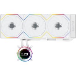 Lian-Li Kit Refrigeración Líquida CPU AIO HydroShift II LCD-C 360TL Wireless Blanco - 360mm