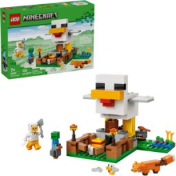 Lego Minecraft: La Granja de Pollos, 233 Piezas (21585)