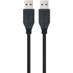 Ewent Cable USB 3.0 Tipo A Macho para Tipo A Macho 1 M Negro