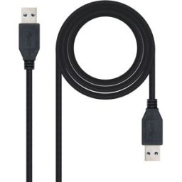 Nanocable Cable USB 3.0 USB-A M/M 2 M Negro