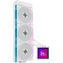 Lian-Li Kit Refrigeración Líquida CPU AIO HydroShift II LCD-S 360TL Wireless Branco - 360mm
