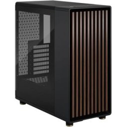 Fractal Design Torre ATX Fractal North Black Carbon Cristal Templado