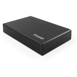 Tooq Caja Externa HDD 3.5" SATA - USB 3.0 Aluminio Negro
