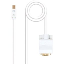 Nanocable Cable Conversor Mini DisplayPort/M para VGA/M 5 M Blanco