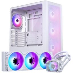 King Bundles Bundle Phanteks Caja ATX XT Pro Blanca DRGB + AIO Glacier One 360mm