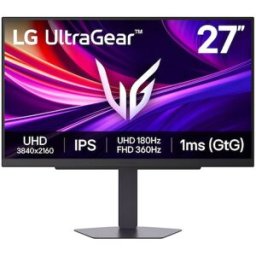 LG Monitor Gaming UltraGear 27" 27G810A-B IPS W-LED 4K UHD 180Hz HDR10 FreeSync / G-SYNC Compatible