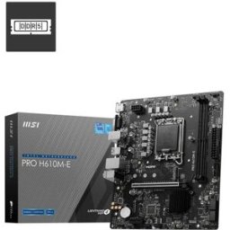 MSI Placa Base PRO H610M-E