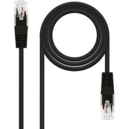 Nanocable Cable de Red RJ45 CAT.6 UTP AWG24 0.5 M Negro