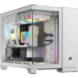 Corsair Torre Micro-ATX 2500X LINK Blanco Cristal Templado