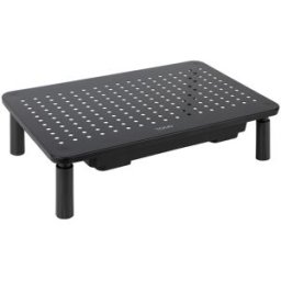 Tooq Soporte Elevador Multiusos con Cajón Max. 20Kg Negro